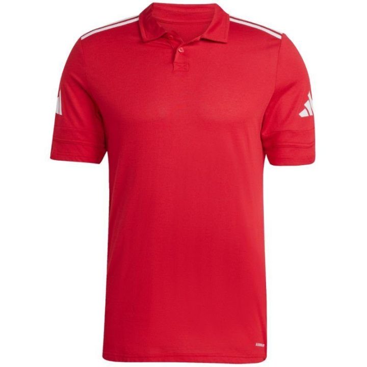 Vyriški polo marškinėliai adidas Squadra 25, raudoni