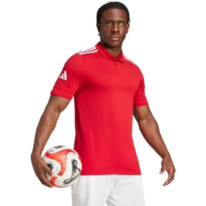 Vyriški polo marškinėliai adidas Squadra 25, raudoni