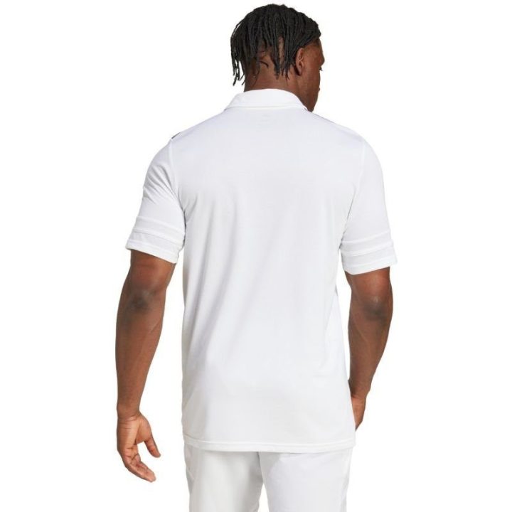 Vyriški polo marškinėliai adidas Squadra 25, balti