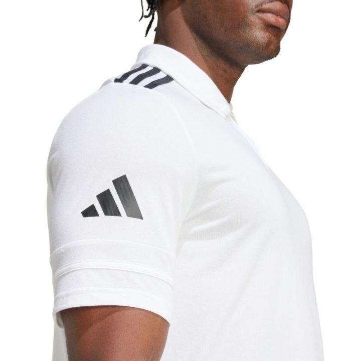 Vyriški polo marškinėliai adidas Squadra 25, balti