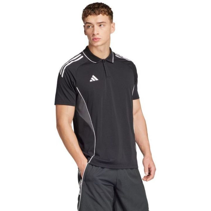 Vyriški polo marškinėliai adidas Tiro 25 Competition, juodi