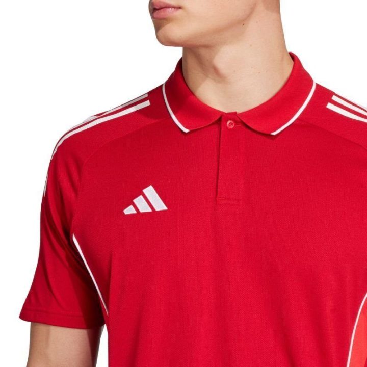 Vyriški polo marškinėliai adidas Tiro 25 Competition, raudoni