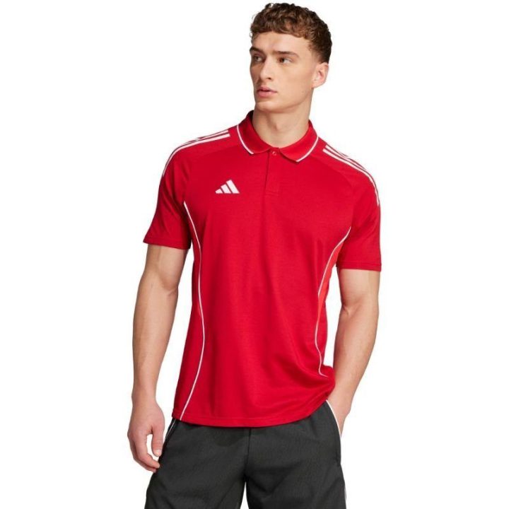Vyriški polo marškinėliai adidas Tiro 25 Competition, raudoni