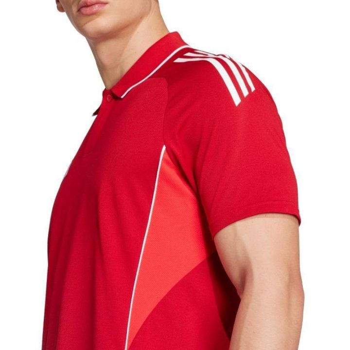 Vyriški polo marškinėliai adidas Tiro 25 Competition, raudoni