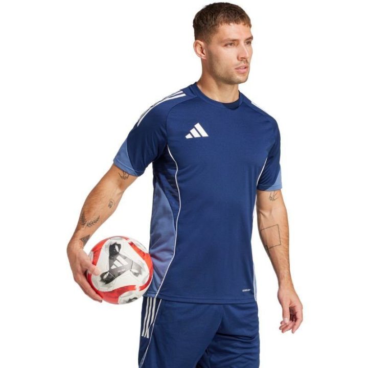 Vyriški treniruočių marškinėliai adidas Tiro 25, tamsiai mėlyni