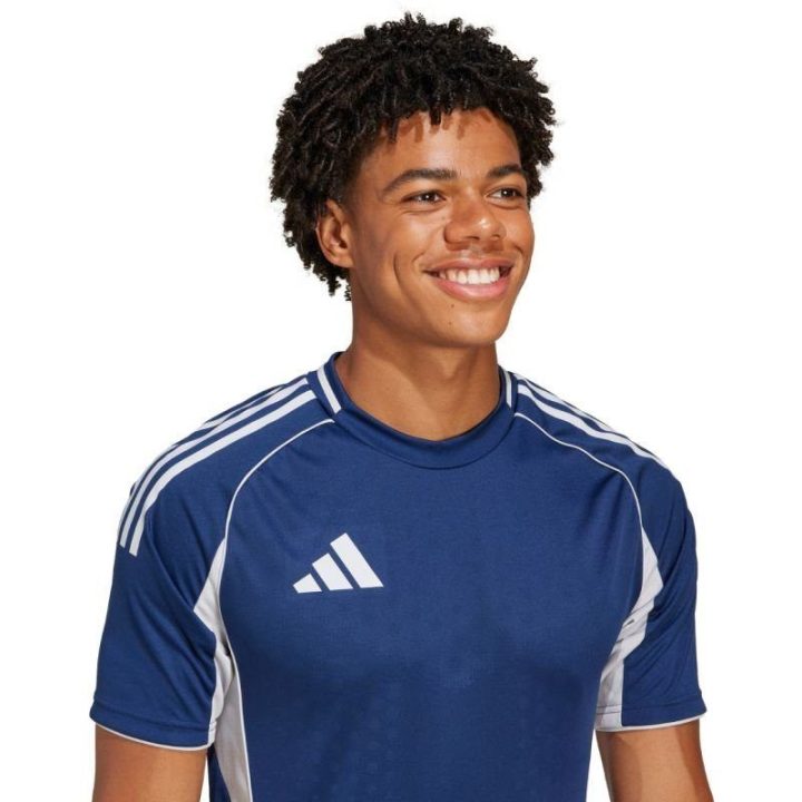 Vyriški futbolo marškinėliai adidas Tiro 25, tamsiai mėlyni