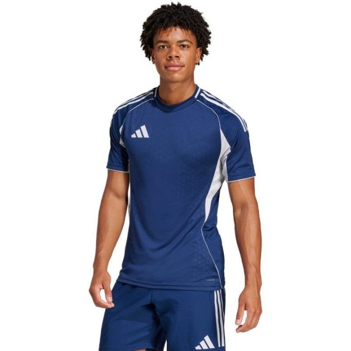 Vyriški futbolo marškinėliai adidas Tiro 25, tamsiai mėlyni