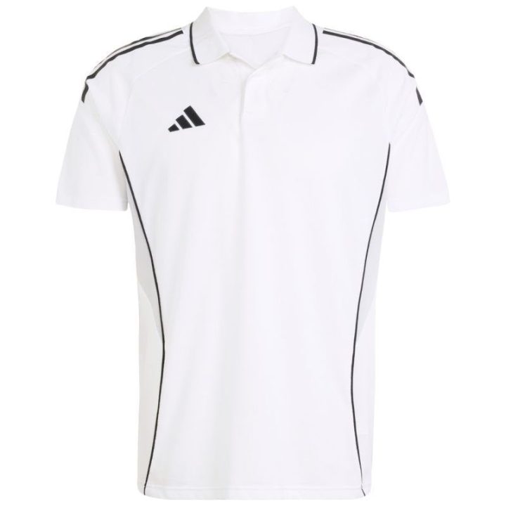 Vyriški greitai džiūstantys polo marškinėliai adidas Tiro 25, balti