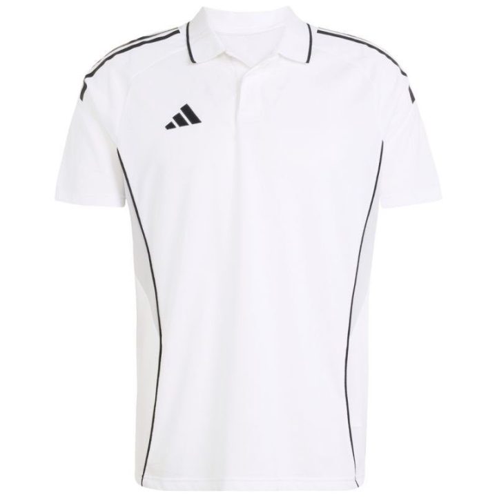 Vyriški greitai džiūstantys polo marškinėliai adidas Tiro 25, balti