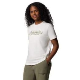 Moteriški marškinėliai Columbia Boundless Beauty Logo, smėlio