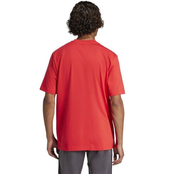 Vyriški medvilniniai marškinėliai adidas Linear Tee, raudoni