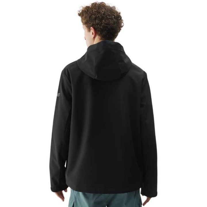 Vyriška softshell striukė 4F M324, juoda