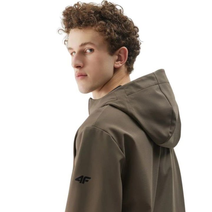 Vyriška softshell striukė 4F M324, ruda