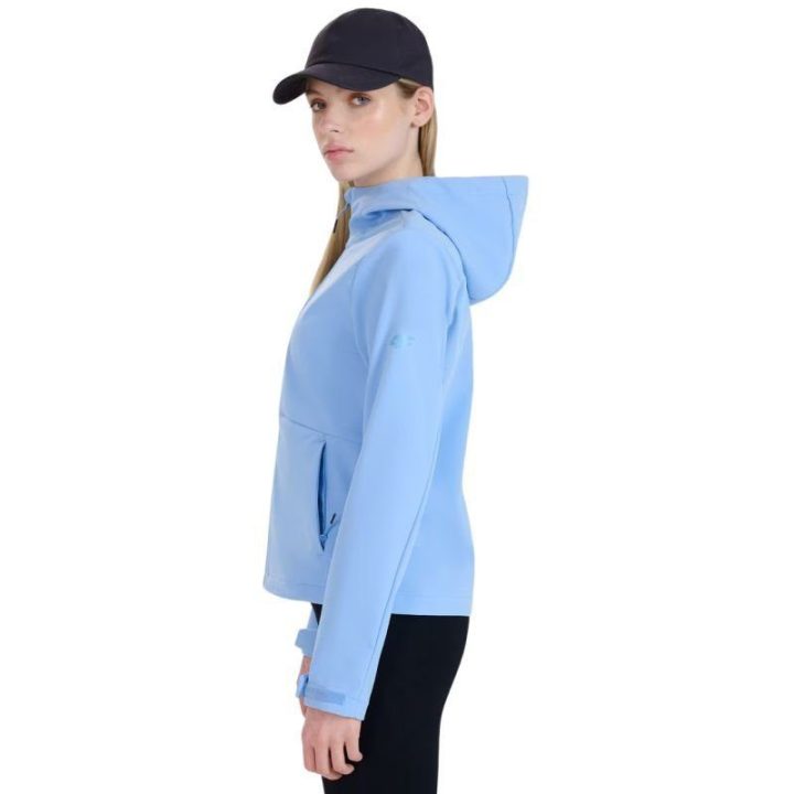 Moteriška softshell striukė 4F F320, mėlyna