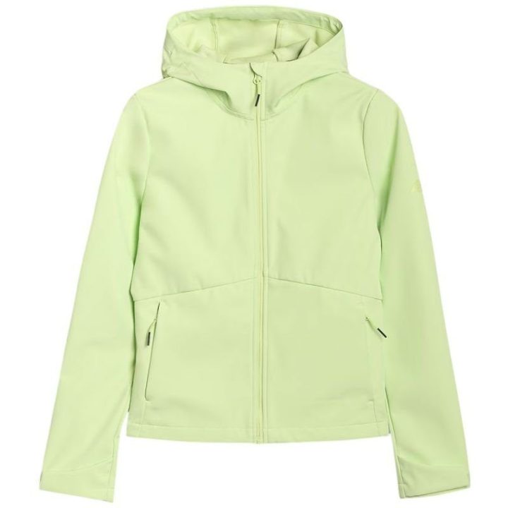 Moteriška softshell striukė su NeoDry 4F F320, sodriai žalia