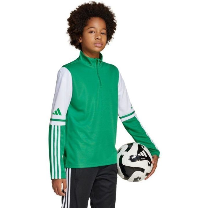 Vaikiškas treniruočių džemperis adidas Squadra 25, žalias ir baltas