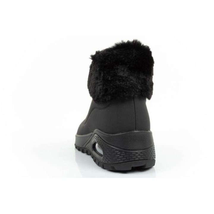 Moteriški sportbačiai su užtrauktuku Skechers Uno Rugged, juodi