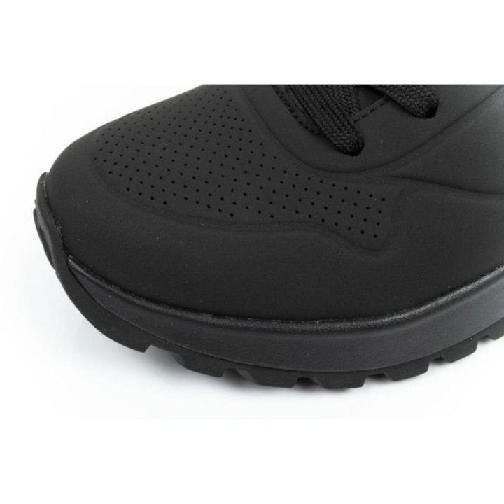 Moteriški sportbačiai su užtrauktuku Skechers Uno Rugged, juodi
