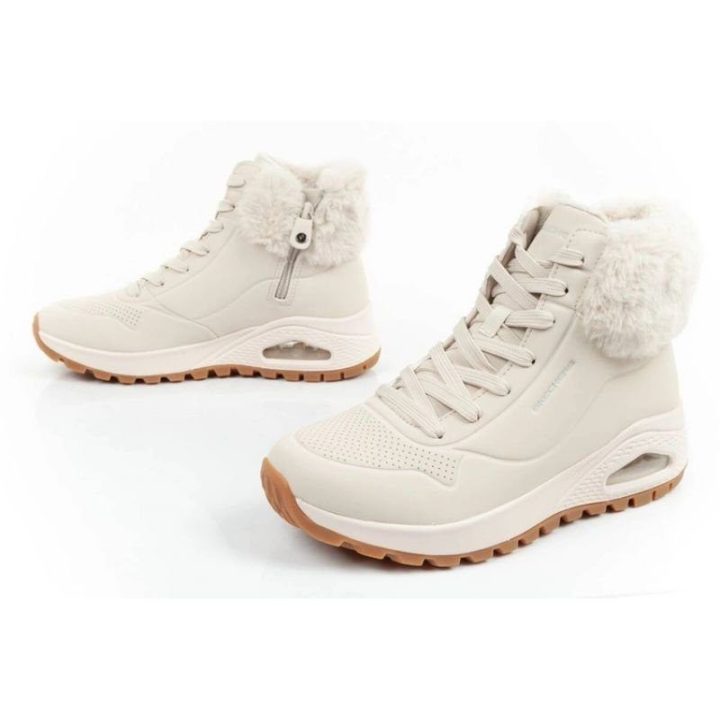 Moteriški laisvalaikio batai Skechers Uno Rugged Fall Air, smėlio