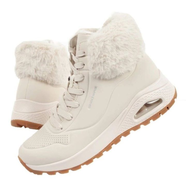 Moteriški laisvalaikio batai Skechers Uno Rugged Fall Air, smėlio