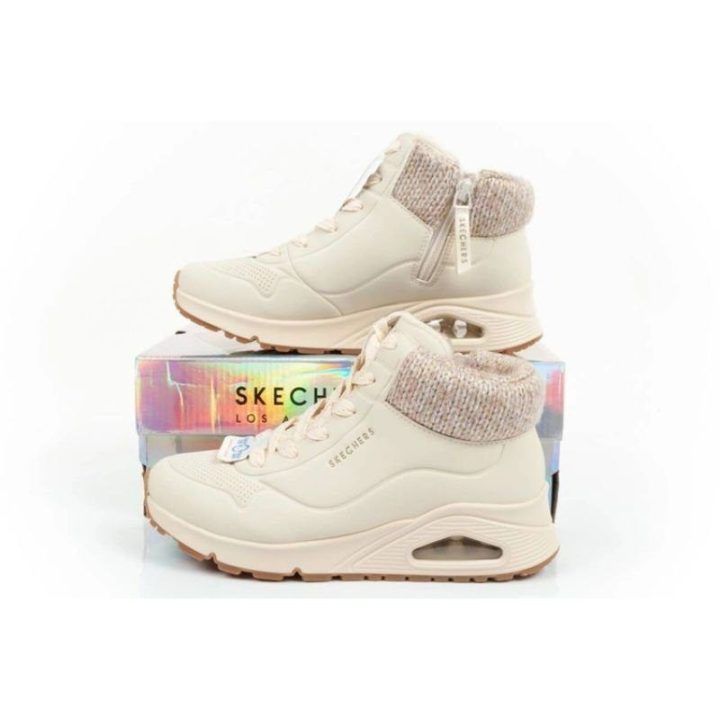 Moteriški pašiltinti sportbačiai Skechers Uno Darling Daze, rožiniai