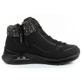 Moteriški pašiltinti sportbačiai Skechers Uno Gen1 Darling Daze, juodi