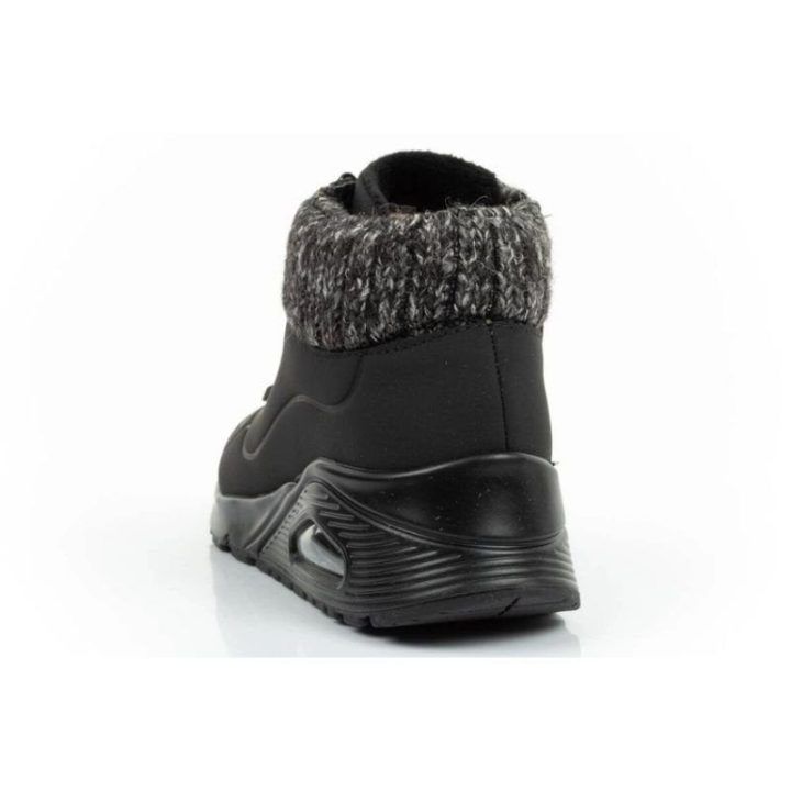 Moteriški pašiltinti sportbačiai Skechers Uno Gen1 Darling Daze, juodi