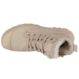 Moteriški auliniai batai iš nubuko Palladium Pampa Hi Zip WL, smėlio