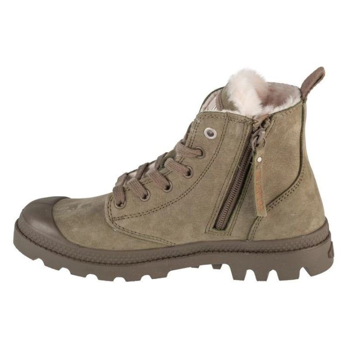 Moteriški auliniai batai Palladium Pampa Hi Zip WL, žali