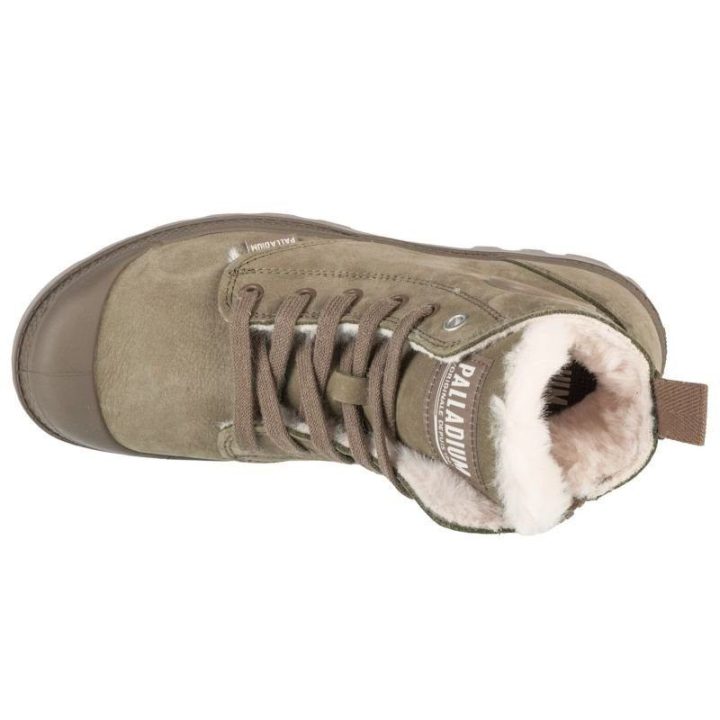 Moteriški auliniai batai Palladium Pampa Hi Zip WL, žali