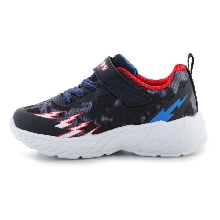 Vaikiški LED batai Skechers S-Light Storm 2.0, tamsiai mėlyni ir raudoni