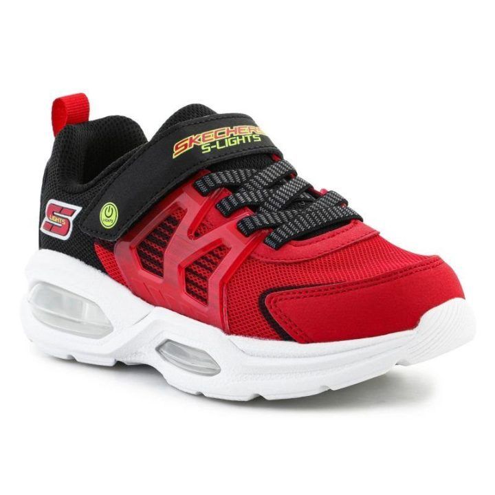 Vaikiški sportbačiai Skechers Prisma Trons, raudoni ir juodi