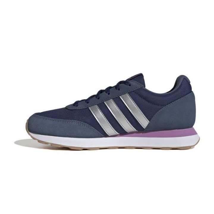 Moteriški suvarstomi sportbačiai adidas Run 60s 3.0, tamsiai mėlyni
