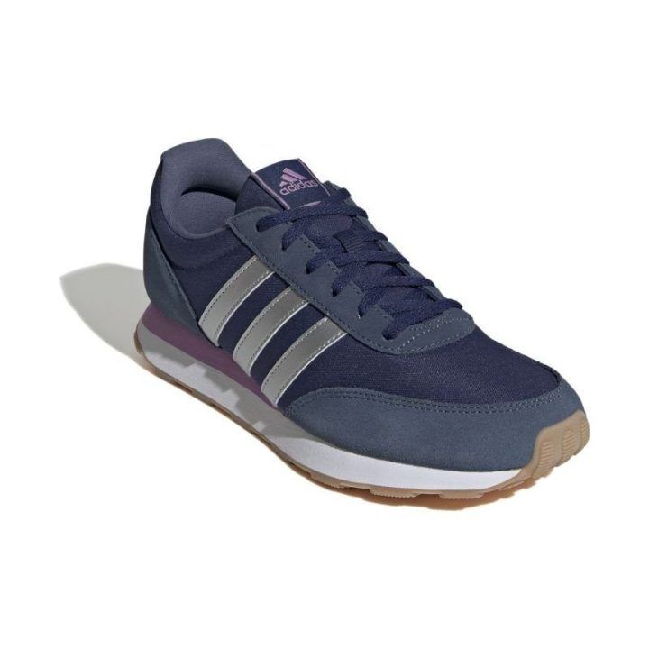 Moteriški suvarstomi sportbačiai adidas Run 60s 3.0, tamsiai mėlyni