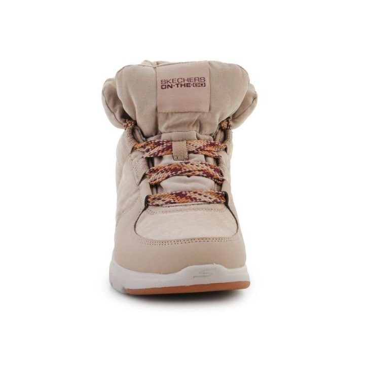 Moteriški žieminiai batai Skechers Glacial Ultra - Trend Up, šviesiai rudi
