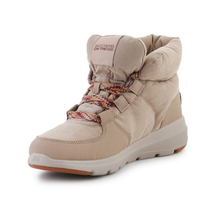 Moteriški žieminiai batai Skechers Glacial Ultra - Trend Up, šviesiai rudi