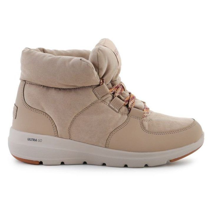 Moteriški žieminiai batai Skechers Glacial Ultra - Trend Up, šviesiai rudi