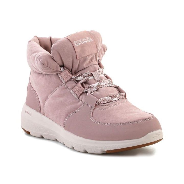 Moteriški žieminiai batai Skechers Glacial Ultra - Trend Up, rausvai violetiniai