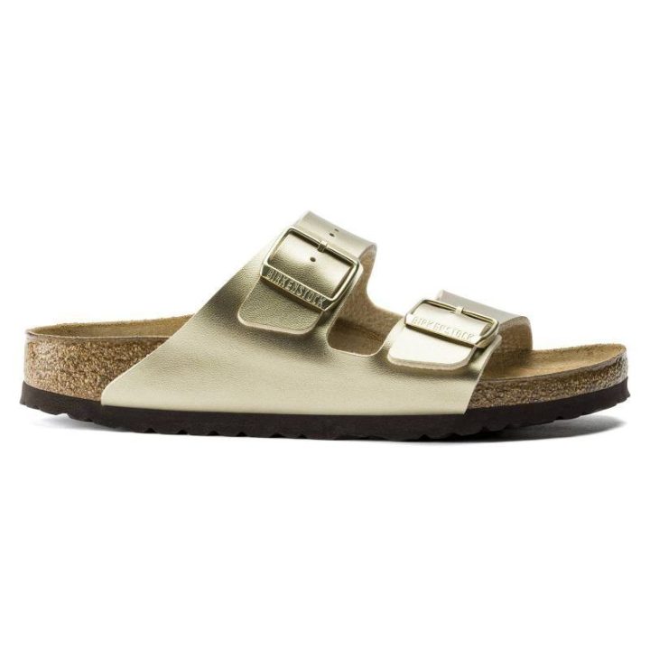 Moteriškos šlepetės Birkenstock Arizona, aukso