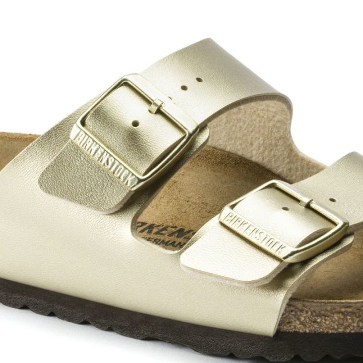 Moteriškos šlepetės Birkenstock Arizona, aukso