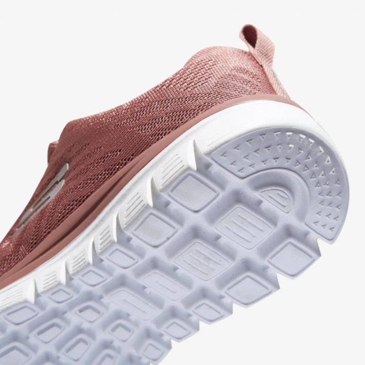 Moteriški sportbačiai su Memory Foam vidpadžiu Skechers Graceful-Get, rožiniai