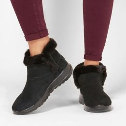 Moteriški zomšiniai žieminiai batai Skechers On The Go Joy Bundle Up