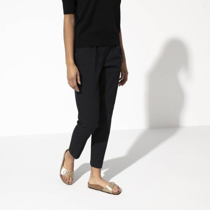 Moteriškos šlepetės su dirželiu Birkenstock Madrid, aukso