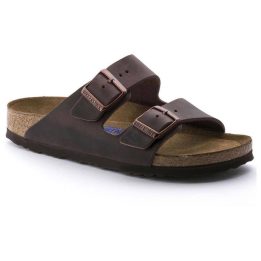 Moteriškos šlepetės Birkenstock Arizona Soft Footbed, siauros