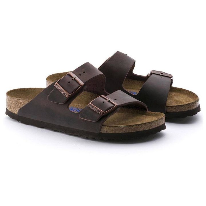 Moteriškos šlepetės Birkenstock Arizona Soft Footbed, siauros