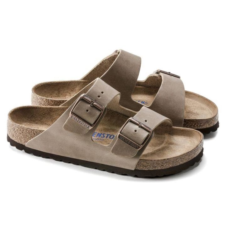 Uniseks šlepetės Birkenstock Arizona Soft Footbed, tabako rudos