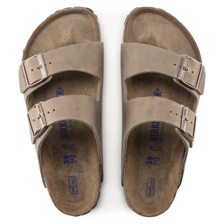 Uniseks šlepetės Birkenstock Arizona Soft Footbed, tabako rudos