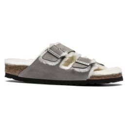 Moteriškos pašiltintos šlepetės Birkenstock Arizona Shearling