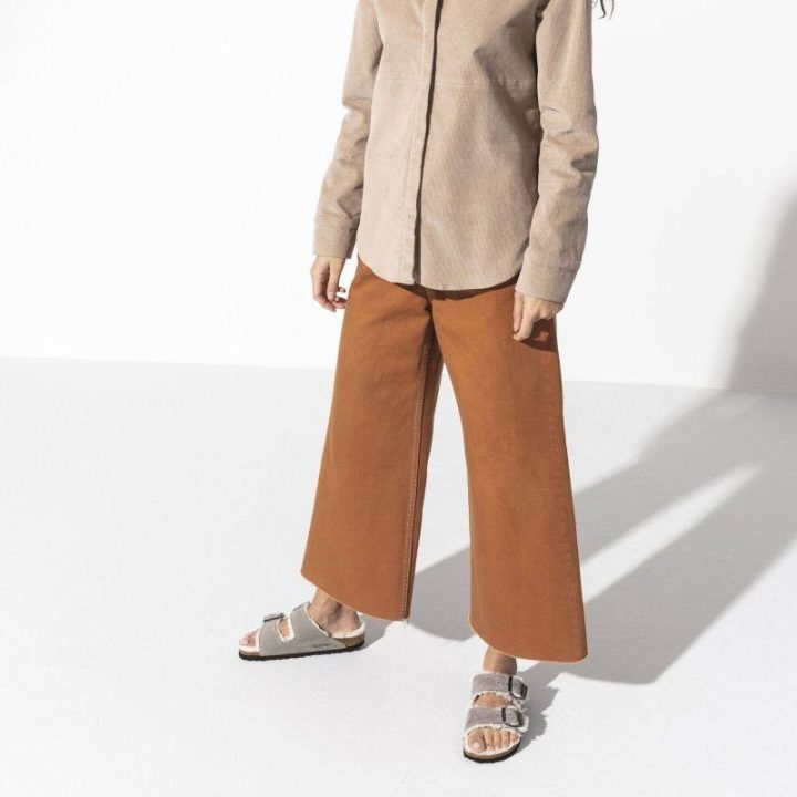 Moteriškos pašiltintos šlepetės Birkenstock Arizona Shearling