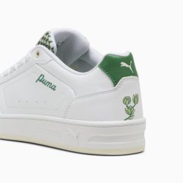 Moteriški sportbačiai Puma Court Classy Blossom, balti